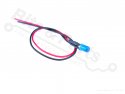 LED 5mm Blue Matte pre-wired for 5V-9V
